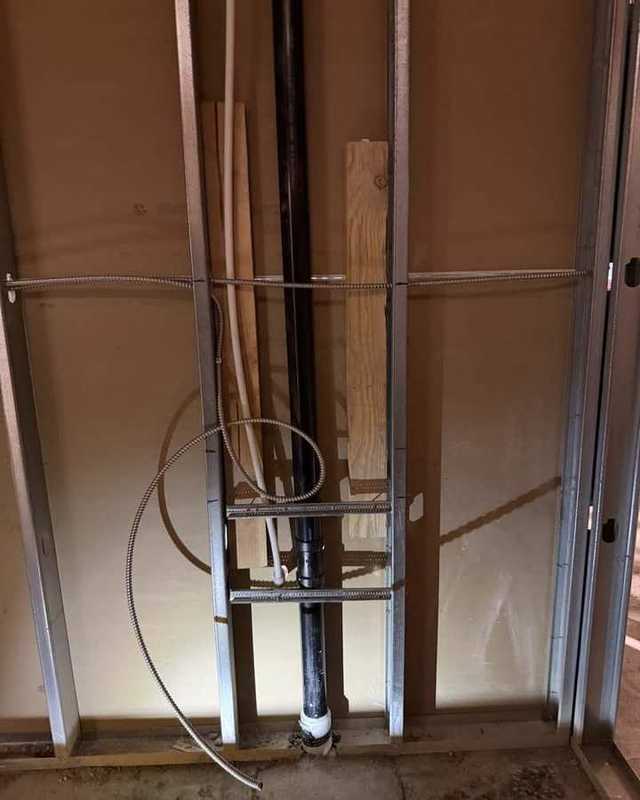 Tubería en construcción nueva